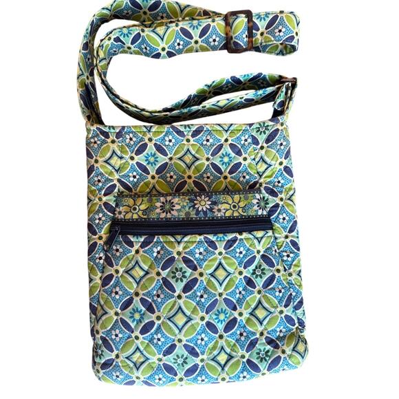 Vera Bradley Set Daisy Daisy Hipster Messenger Cross Body, Tote, Wallet Bags - Picture 2 of 11